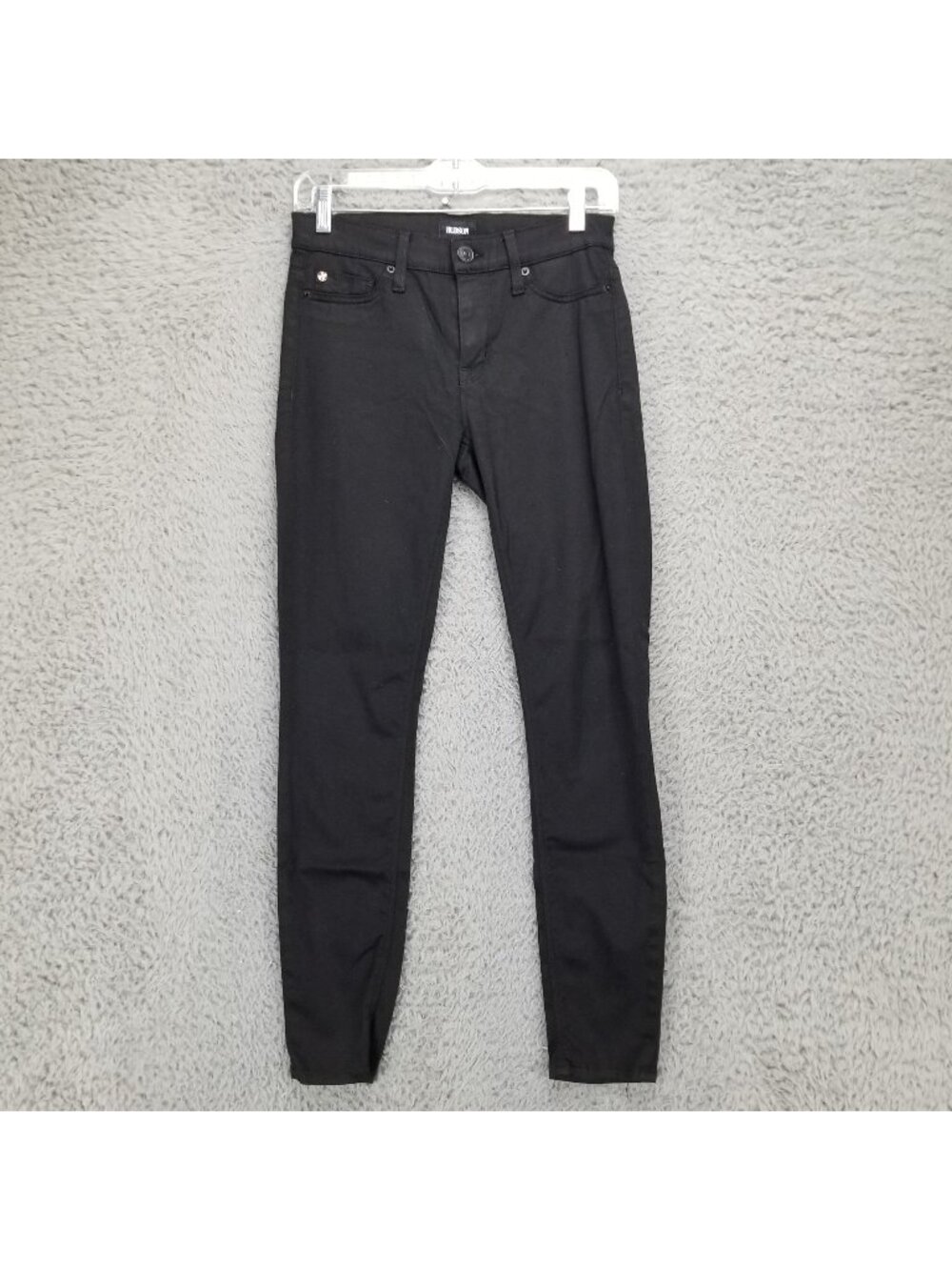 Hudson Jeans Womens 28 Nico Black Stretch Denim Ankle Skinny *Read*